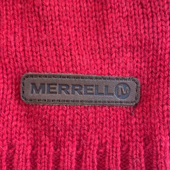 MERRELL quarter zip mock neck wool blend Raglan sleeve sweater men’s size XXL - Picture 4 of 10